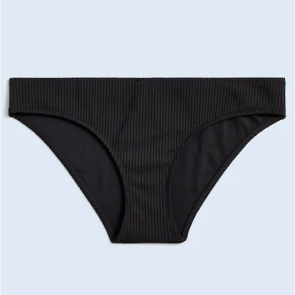 Madewell Ribbed Mid Rise Bikini Bottom